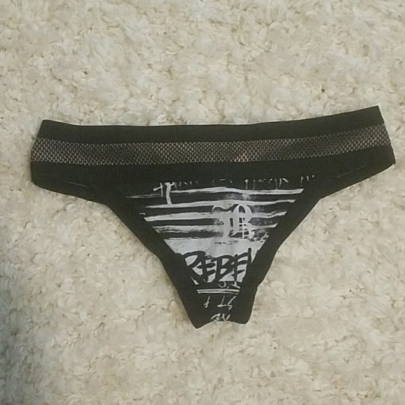 VICTORIA'S SECRET BALMAIN ZIPPER CHEEKY PANTY - Picture 2 of 2